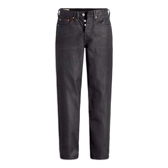 Levi’s Premium 501 WAX NWT BLACK COATED COLOR: “POSH PARTY” JEANS